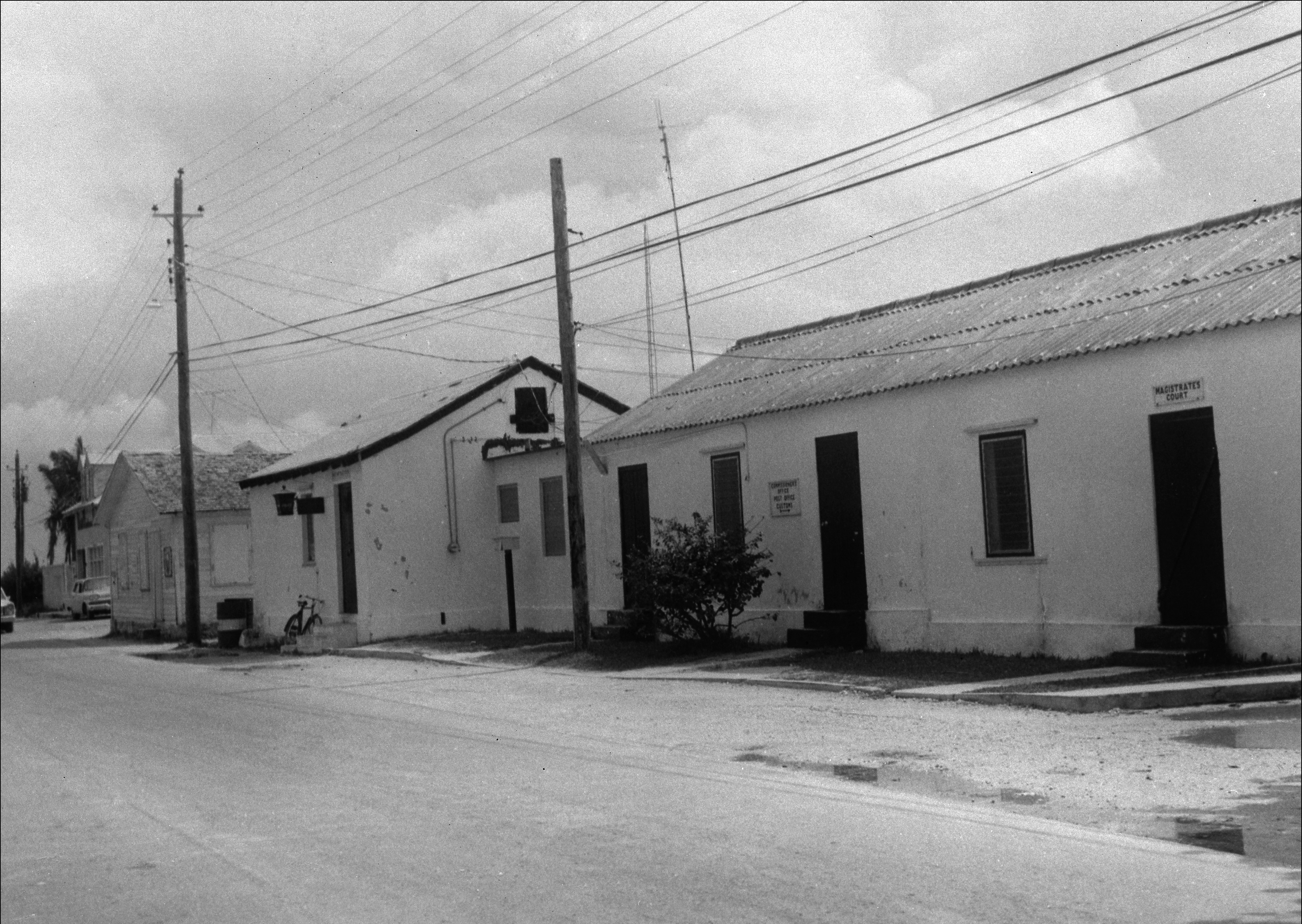 Commissioner's office and police station at West End, 1960's