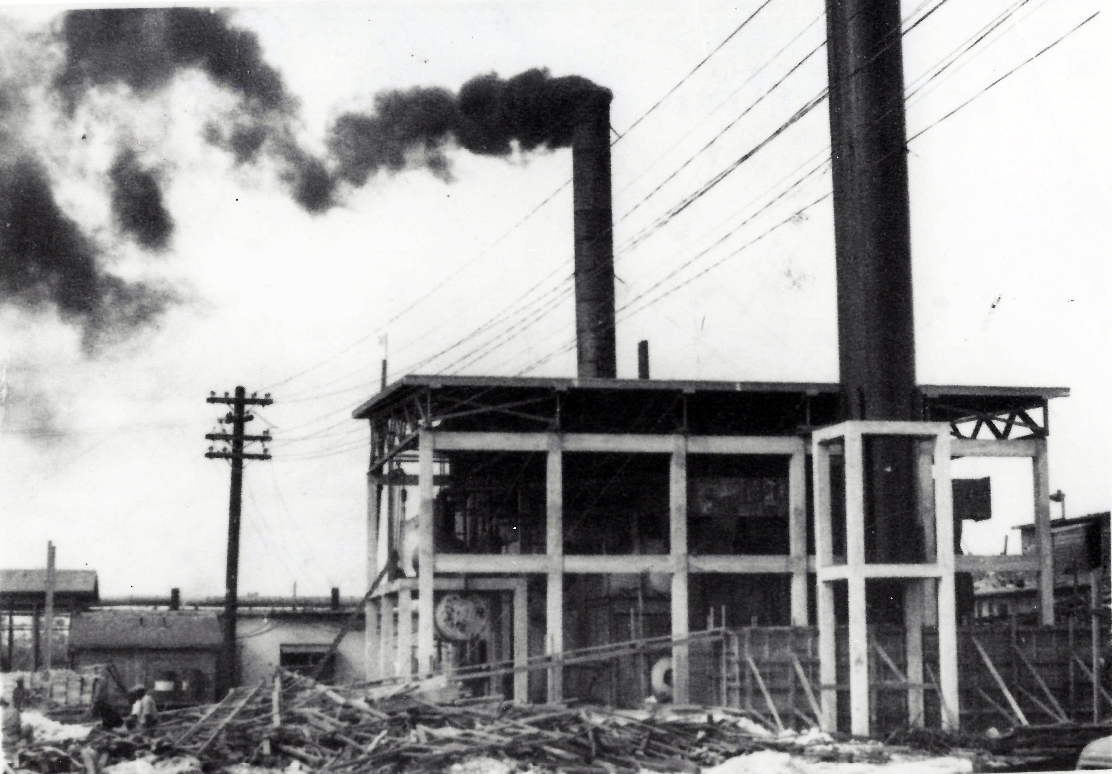 Pine Ridge power plant, 1950's