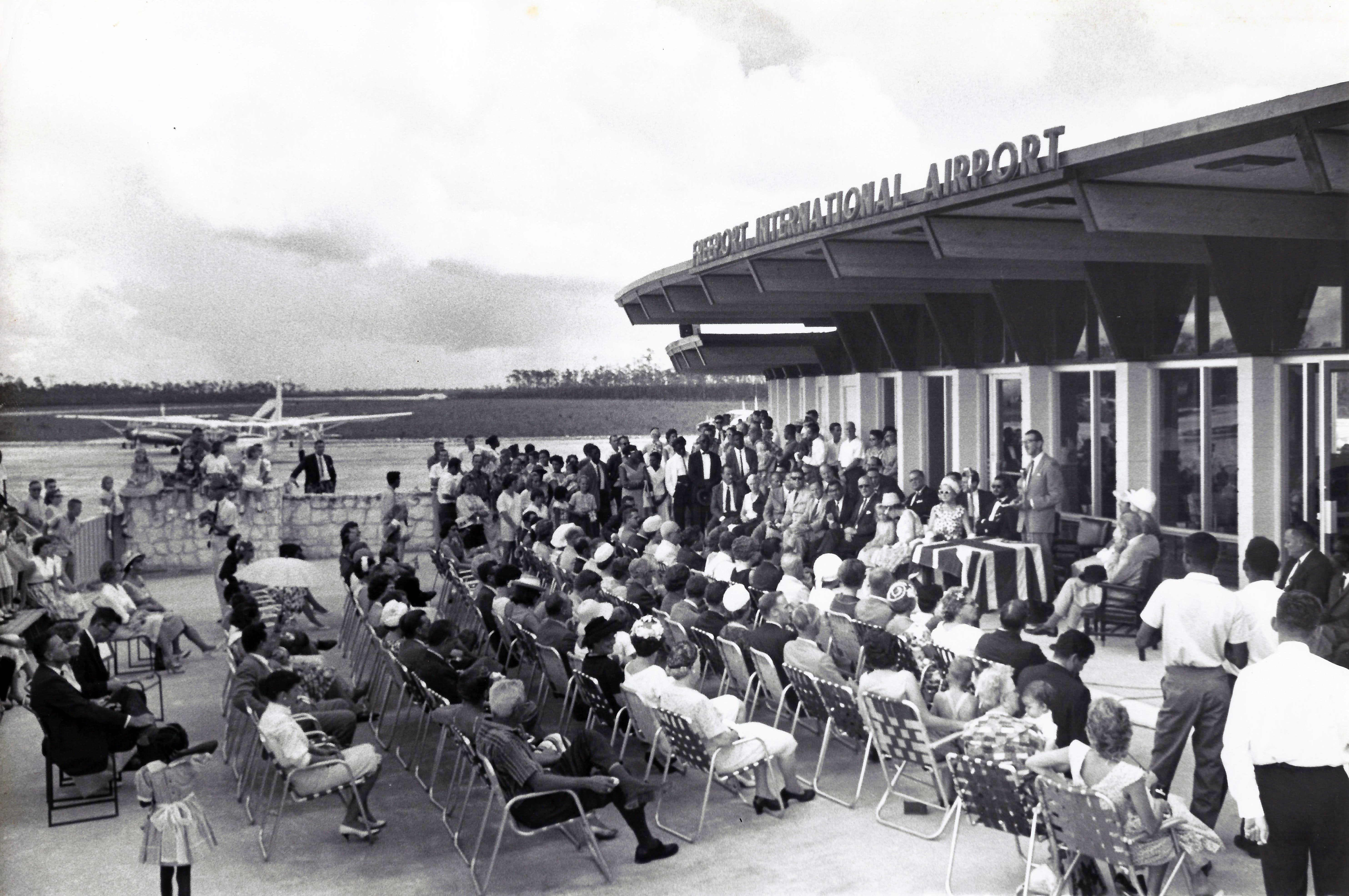 Dedication of Freeport Airport, 1960's