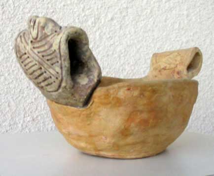 Reconstructed Lucayan Pottery Bowl